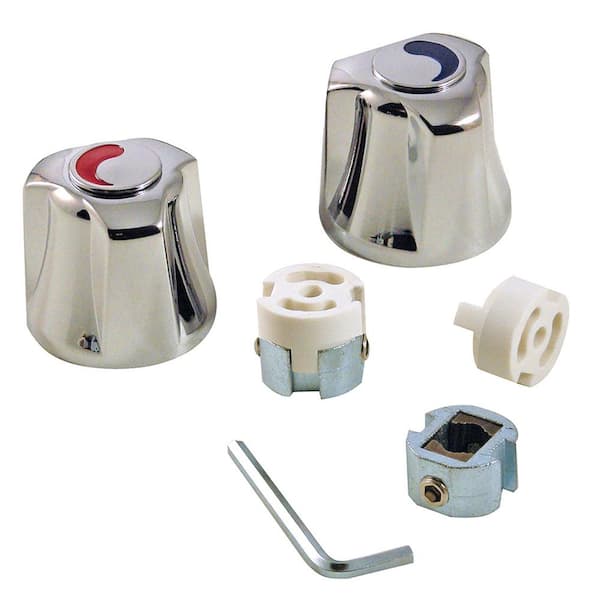 DANCO Small Canopy Faucet Handles in Chrome