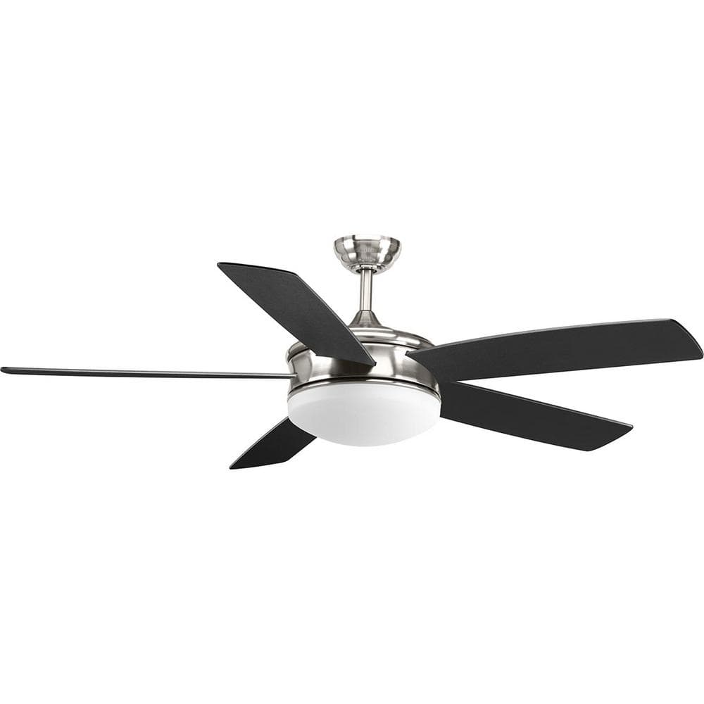 Fresno 60" Brushed Nickel Ceiling Fan with LED Light and Remote
