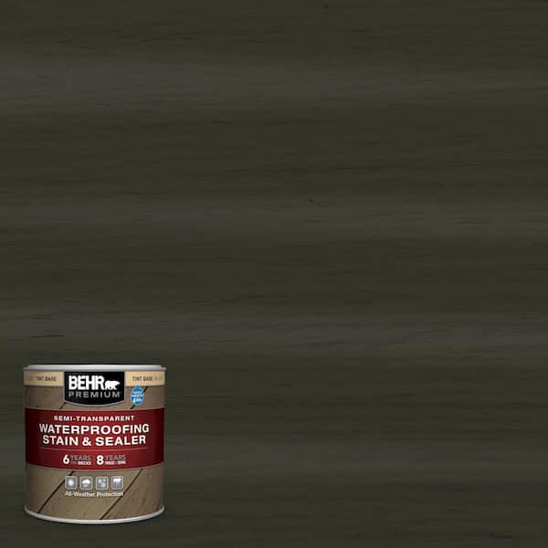 BEHR PREMIUM 8 oz. #ST-108 Forest Semi-Transparent Waterproofing Exterior Wood Stain and Sealer Sample