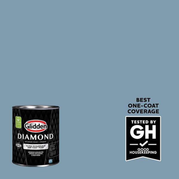 Glidden Diamond 1 qt. PPG1152-4 Americana Eggshell Interior Paint with Primer