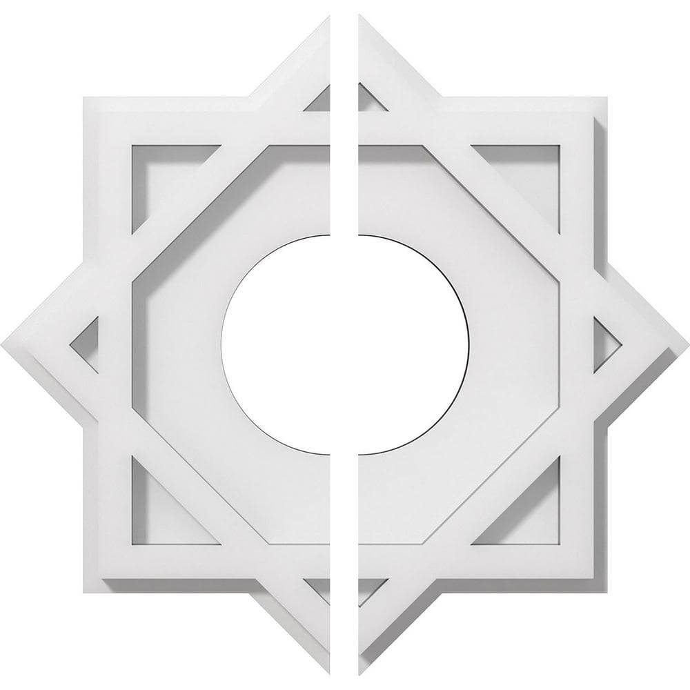 1 in. P X 6-1/2 in. C X 12 in. OD X 4 in. ID Axel Architectural Grade PVC Contemporary Ceiling Medallion, Two Piece price history on PriceWatchPro
