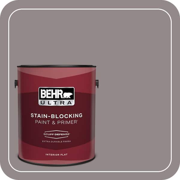 BEHR ULTRA 1 gal. #PPU17-16 Polished Stone Extra Durable Flat Interior Paint & Primer