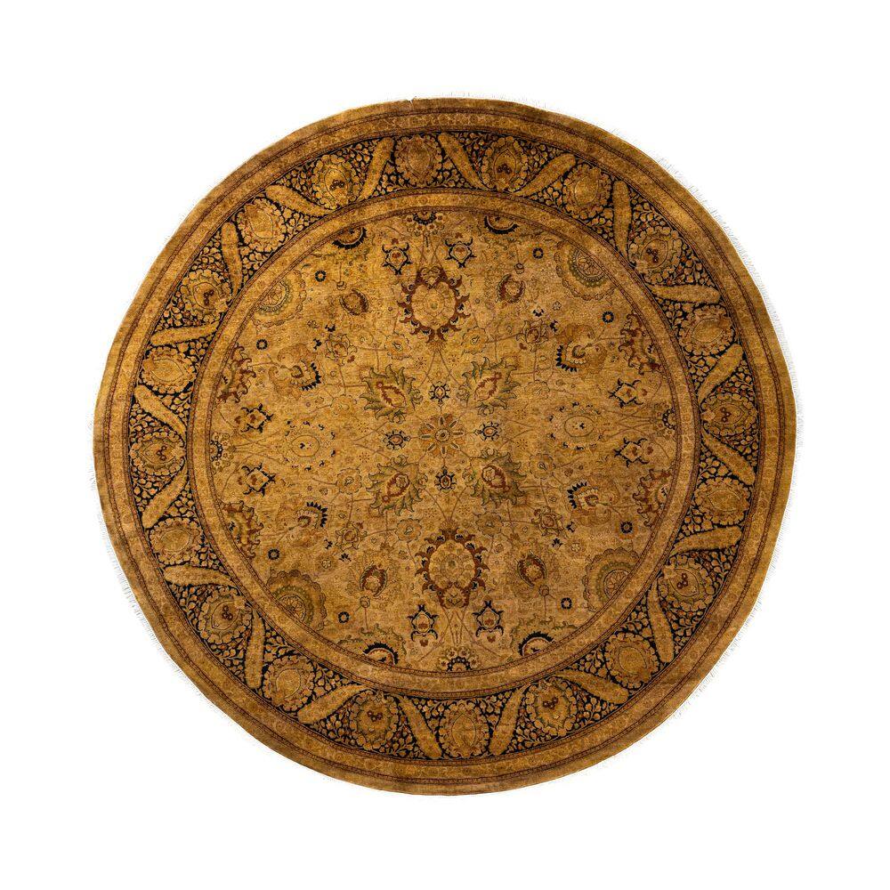 Overdyed Gold 9 ft. x 9 ft. Solid Wool Indoor Area Rug price history on PriceWatchPro
