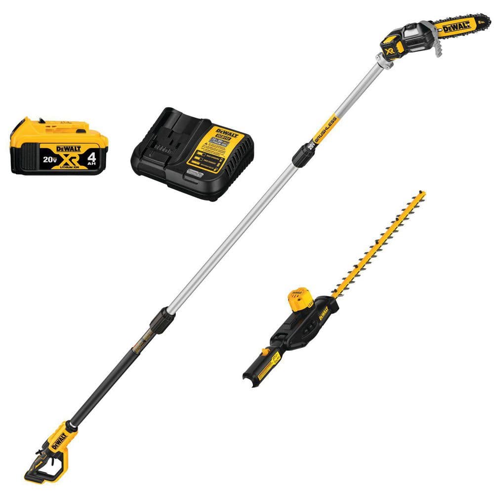 20-Volt MAX Cordless Lithium-Ion Pole Saw and Pole Hedge Trimmer Combo Kit with (1) 5.0 Ah Battery and Charger price history on PriceWatchPro