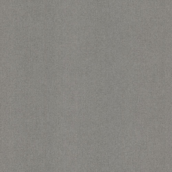 Warner Herringbone Tweed Grey Woven Wallpaper