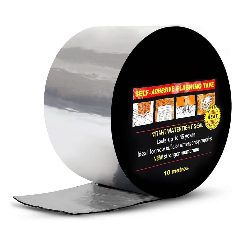 4 in. x 32 ft. Self-Adhesive Flashing Roll Tape Membrane, Waterproof Patch 