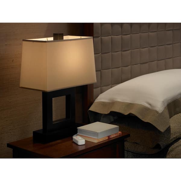 Lutron Credenza Plug In Dimmer For Incandescent And Halogen With Locator Light White Tt 300nlh Wh The Home Depot Lutron Credenza Plug In Dimmer For, Lutron Credenza Led Plug In Lamp Dimmer