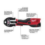 M12 12-Volt Lithium-Ion Force Logic Cordless Press Tool Kit (3 Jaws Included) with Free M12 Copper Tubing Cutter Kit