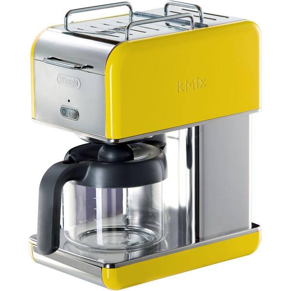 DeLonghi kMix 10-Cup Coffee Maker in Yellow-DISCONTINUED