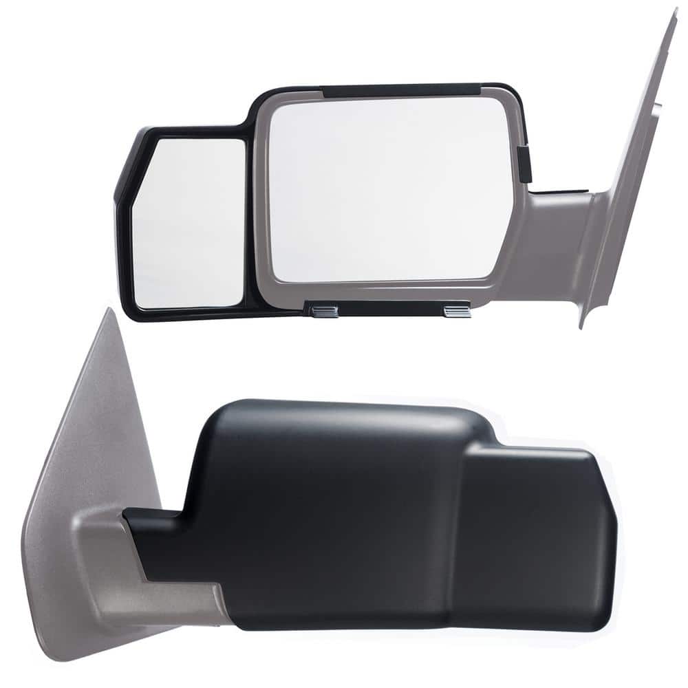For 04-06 F150 F-150 Extendable Towing Power Telescoping Wide Angle Side Mirrors Driver Left Side 