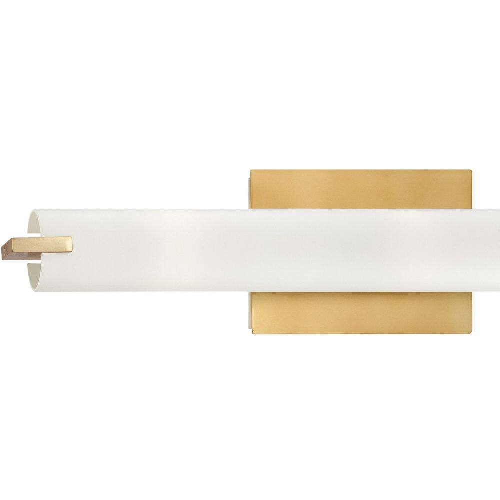 Honey Gold Etched Opal Glass 3-Light Wall Sconce