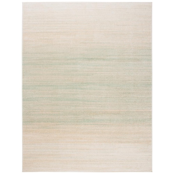SAFAVIEH Adirondack Green/Ivory 9 ft. x 12 ft. Gradient Area Rug