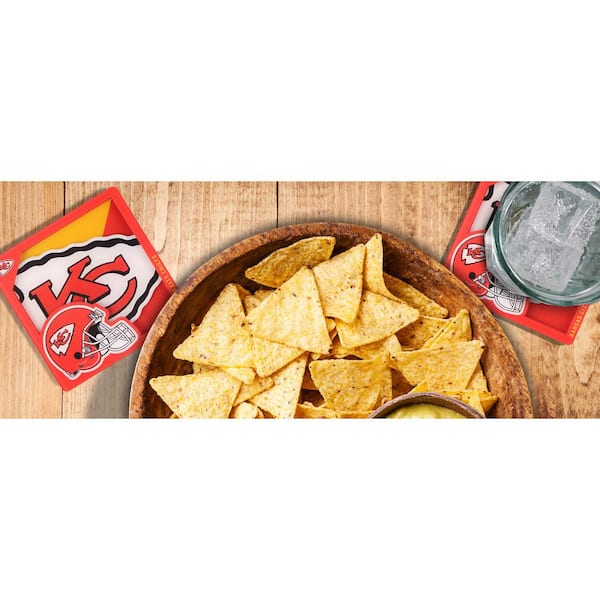 Kansas City Chiefs Team Logo Square Coaster Set - Sports Unlimited