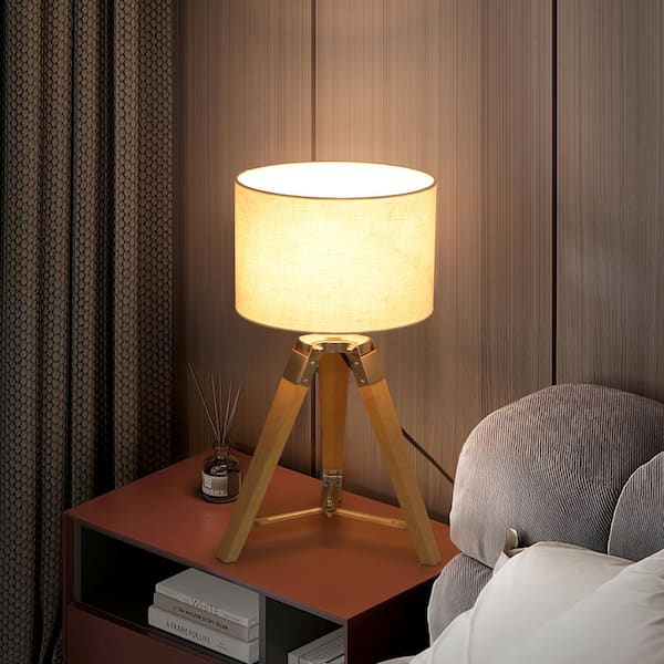 Ochre tripod table lamp sales