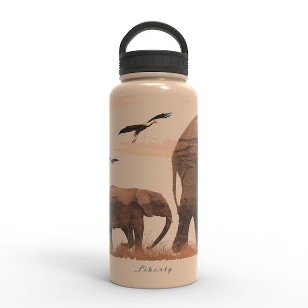 Liberty 20 oz. Safari Cream Insulated Stainless Steel Water Bottle