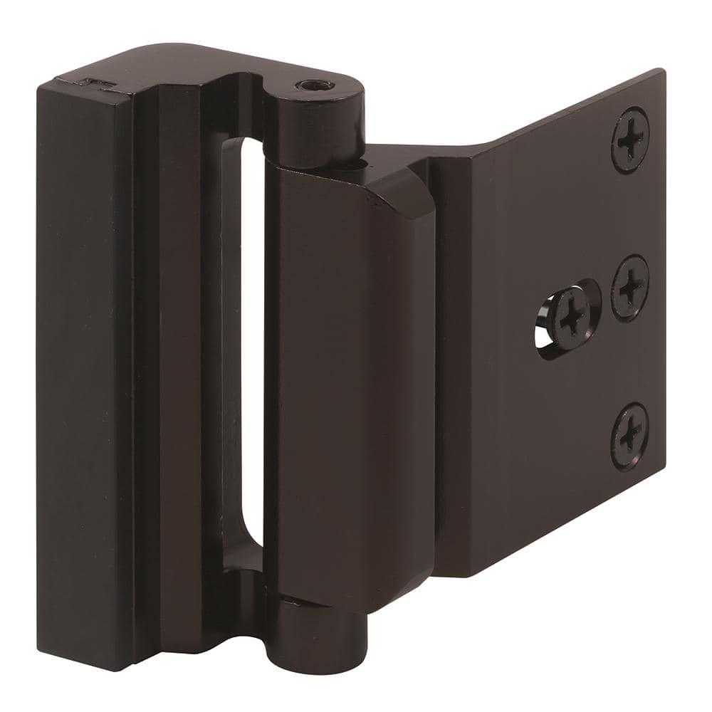 Prime-Line Door Reinforcement Lock, 3 in. Stop, Aluminum