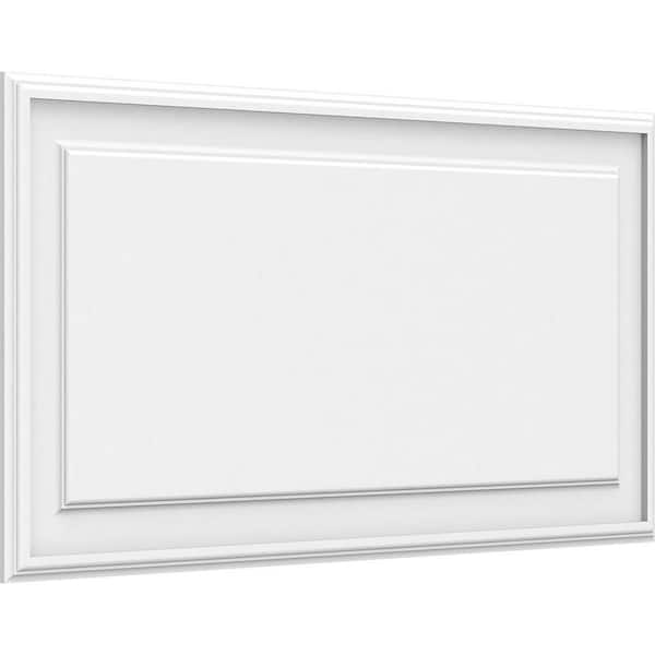 Ekena Millwork 32"W x 18"H x 5/8"P Legacy Raised Panel Decorative Wall Panel