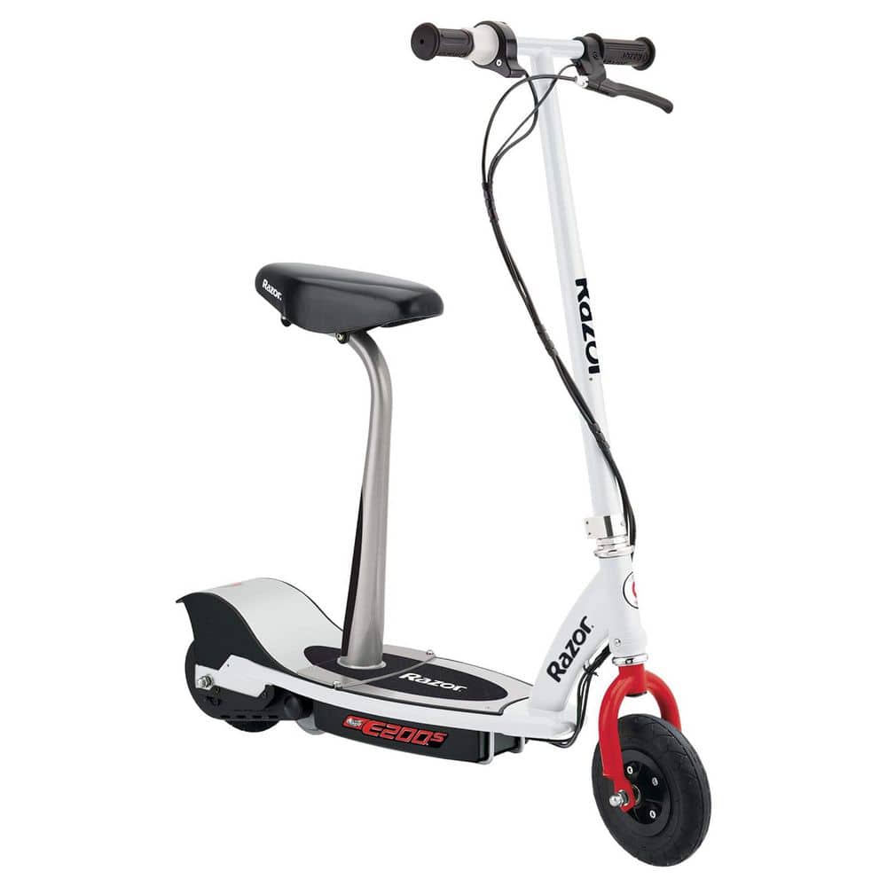 Razor E200S Seated Electric 12 MPH Scooter with Twist Grip