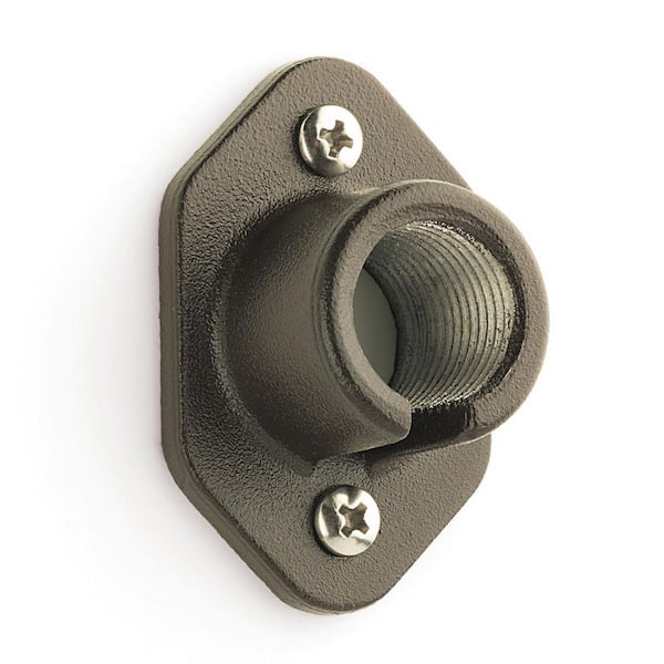 KICHLER Textured Black Outdoor Landscape Surface Mount Bracket (1-Pack)