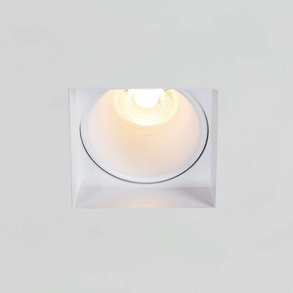 2" White Aluminum Trimless Ultra-Thin Recessed LED Downlight