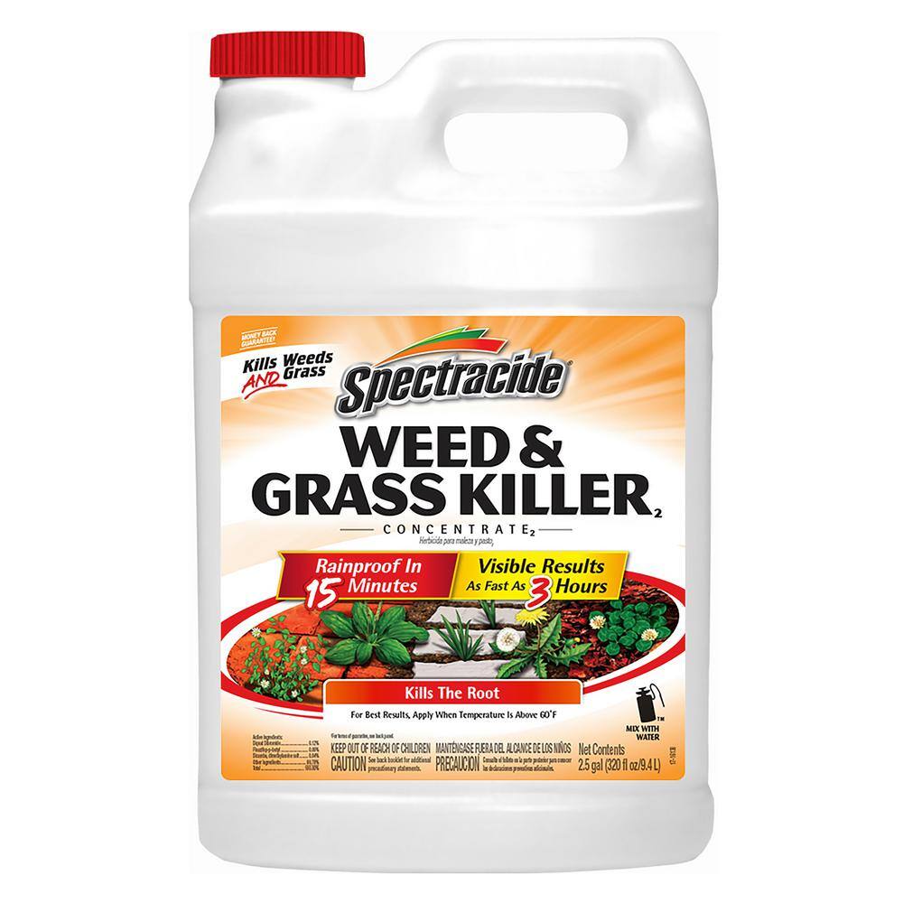 Spectracide 2 5 Gal Concentrate Weed And Grass Killer Hg 96853 The Home Depot