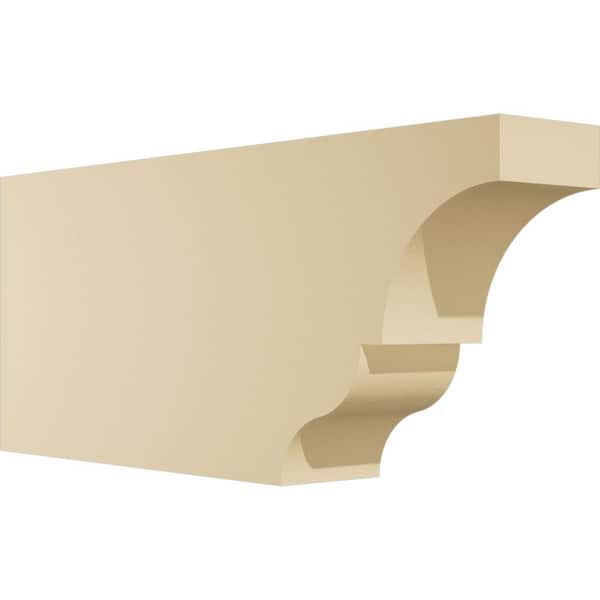Ekena Millwork Standard Asheboro 4 in. W x 10 in. H x 24 in. D Signature Urethane Rafter Tail Outlooker