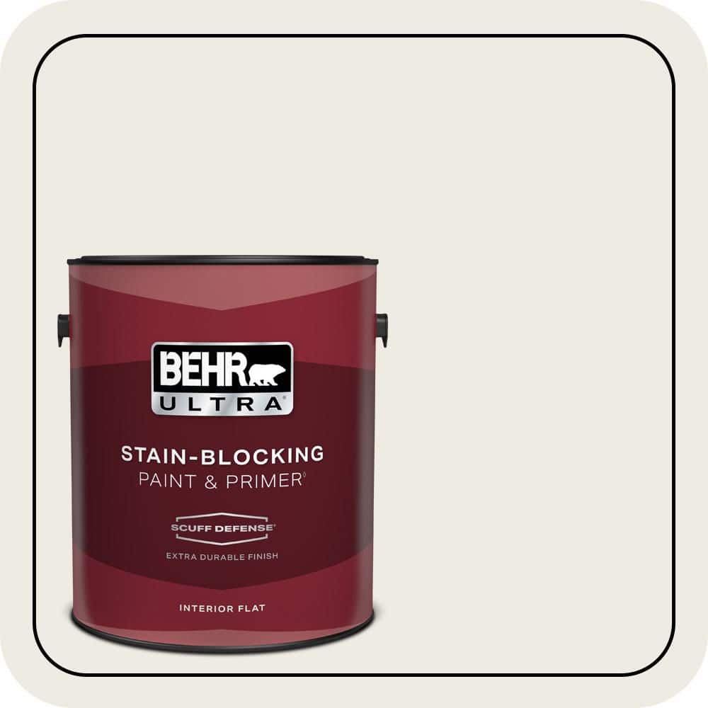 1 gal. #PPU7-12 Silky White Extra Durable Flat Interior Paint & Primer price history on PriceWatchPro