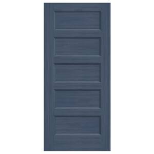 Slabs Conmore 5 Panel Primed Molded Solid Core Wood Composite Interior Doors 