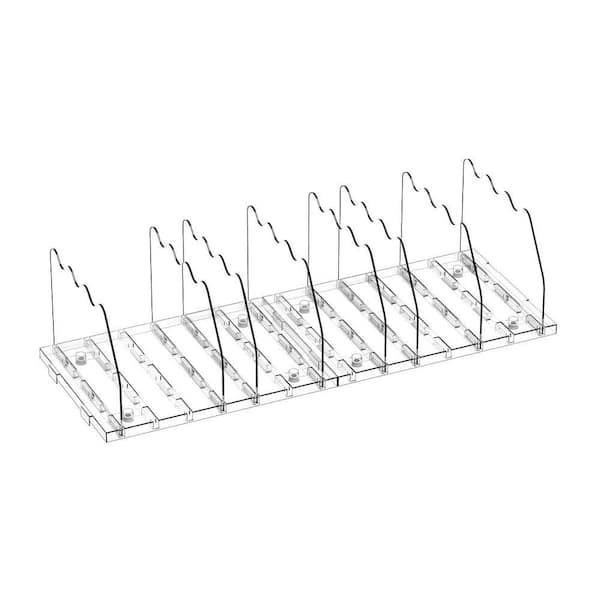 Clear Closet Bag Storage Dividers Rack Shelf Purse Dividers for Closet Organization Handbag Separators, 2-Pack