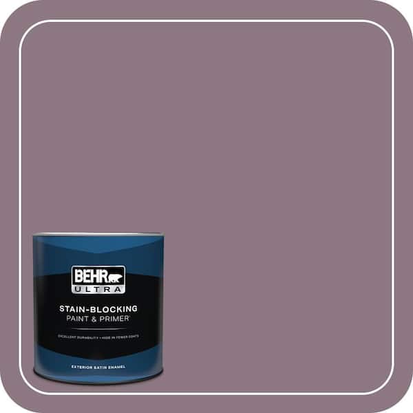 BEHR ULTRA 1 qt. #BNC-20 Purple Rubiate Satin Enamel Exterior Paint & Primer