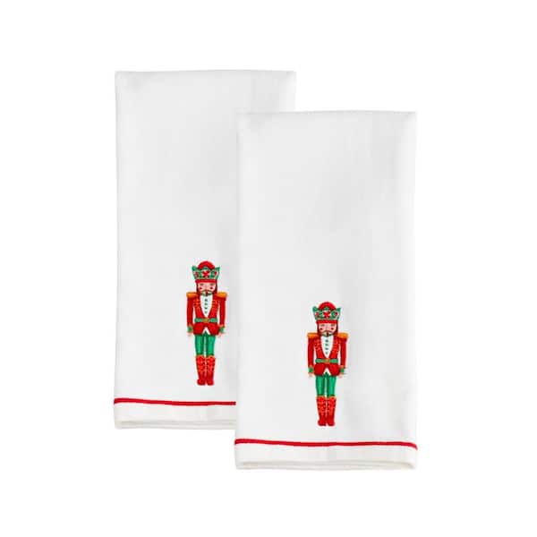 Lenox Bayberry Nutcracker Kitchen Towels, Set of 2, Multicolor - 18"W x 28"L