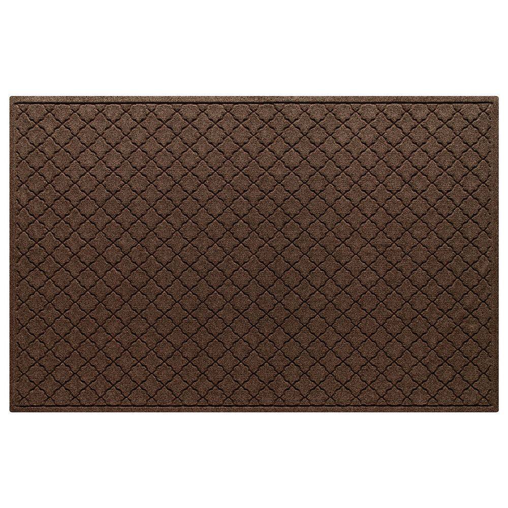 Waterhog Cordova 45 in. x 70 in. PET Polyester Indoor Outdoor Mat Dark Brown price history on PriceWatchPro