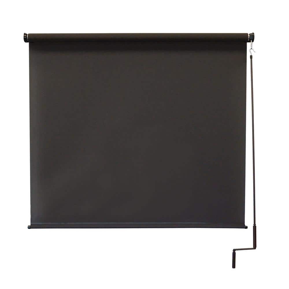 Moonstone Dark Brown Cordless Outdoor Patio Roller Shade 48 in. W x 96 in. L price history on PriceWatchPro