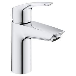 Eurosmart Single Handle Single Hole Bathroom Faucet in StarLight Chrome (Drain Kit Not Included)