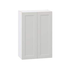 Galveston 27 in. W x 14 in. D x 40 in. H Assembled Shaker Wall Kitchen Cabinet in Light Grey
