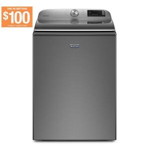 4.7 cu. ft. Smart Capable Metallic Slate Top Load Washing Machine with Extra Power Button and Deep Fill Option