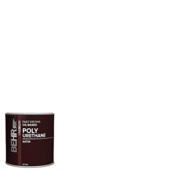 8 oz. Satin Clear Fast Drying Oil-Based Interior Polyurethane