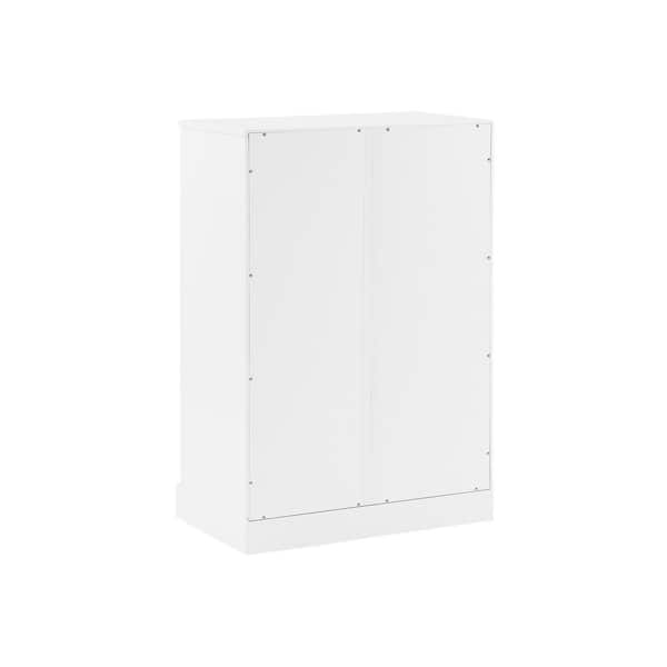 Scranton & Co Contemporary Engineered Wood Storage Cabinet in White