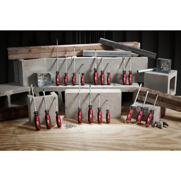 Milwaukee Screwdriver Set with Precision Screwdriver Set (20-Piece)