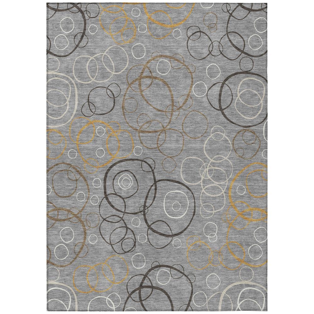 Chantille Machine Washable Indoor/Outdoor Abstract ACN2408 Gray 10 ft. x 14 ft. Area Rug price history on PriceWatchPro