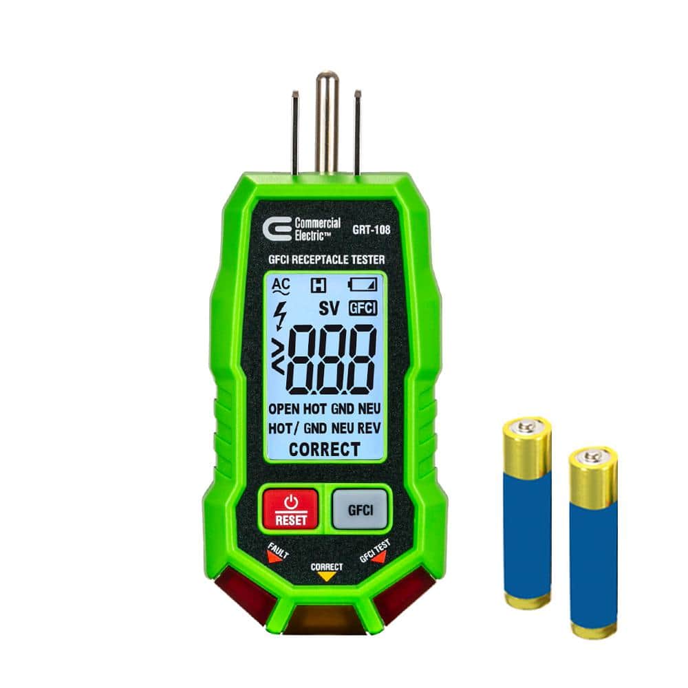 Reviews for Commercial Electric GFCI Electrical Outlet Tester with