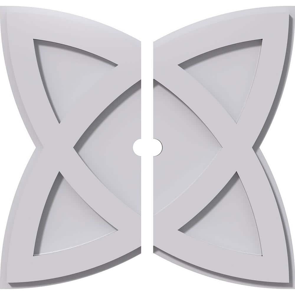 1 in. P X 6 in. C X 16 in. OD X 1 in. ID Cosmo Architectural Grade PVC Contemporary Ceiling Medallion, Two Piece price history on PriceWatchPro