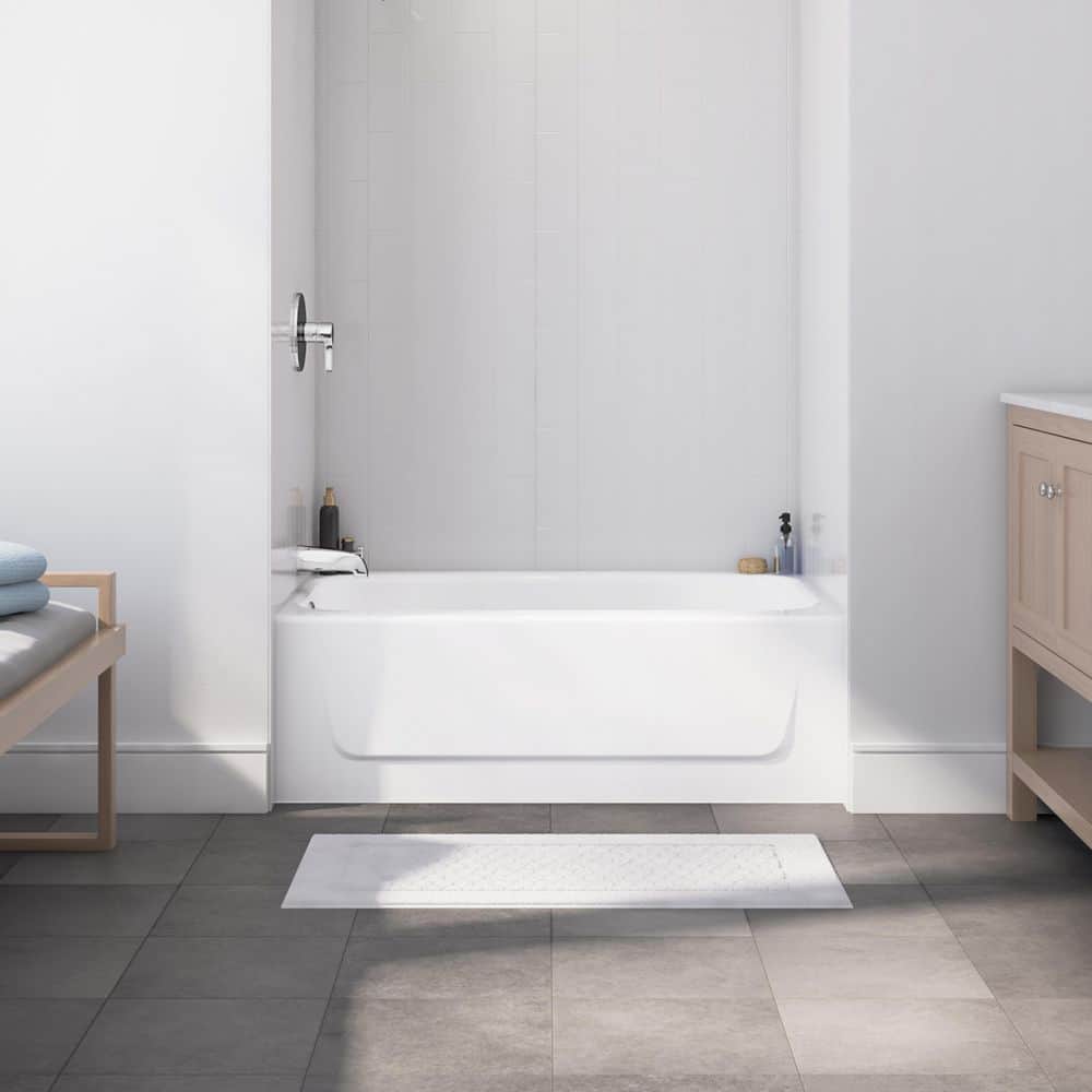 Bootz Industries Honolulu 46 in. x 27 in. Alcove Soaking Bathtub