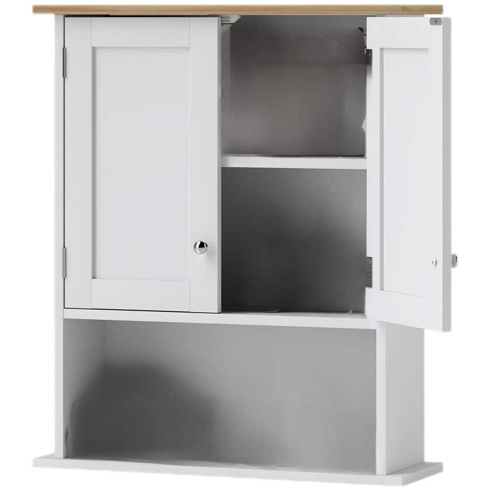 23.6 in. W x 7.5 in. D x 28 in. H Bathroom Storage Wall Cabinet with Adjustable Shelf in White price history on PriceWatchPro