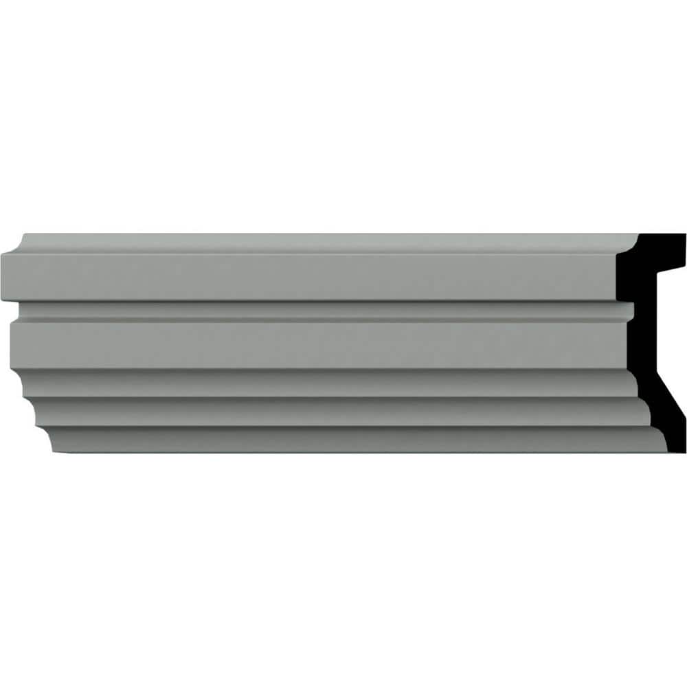Gray Primed Polyurethane Geometric Window and Door Casing