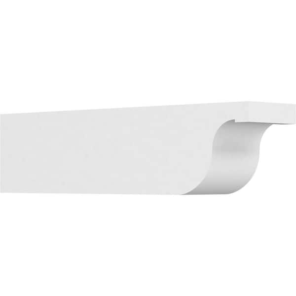 5 in. x 6 in. x 24 in. Standard Del Monte Architectural Grade PVC Rafter Tail Brace