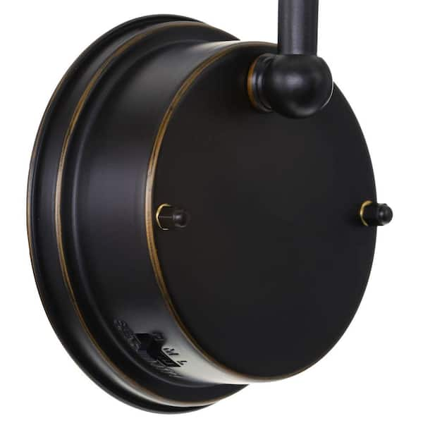 Hampton Bay 180-Degree Oil-Rubbed Bronze Motion-Sensing Outdoor