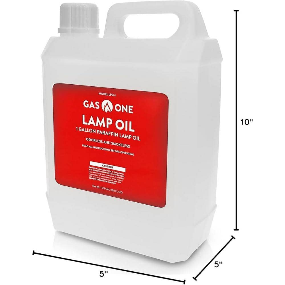 Gas One Clear Liquid Paraffin Lamp Oil 1 Gallon