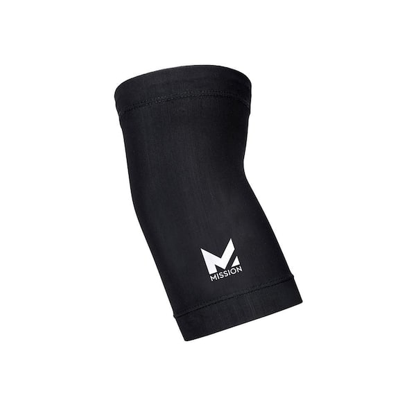Quick Dry Cooling Compression Elbow Sleeve Black