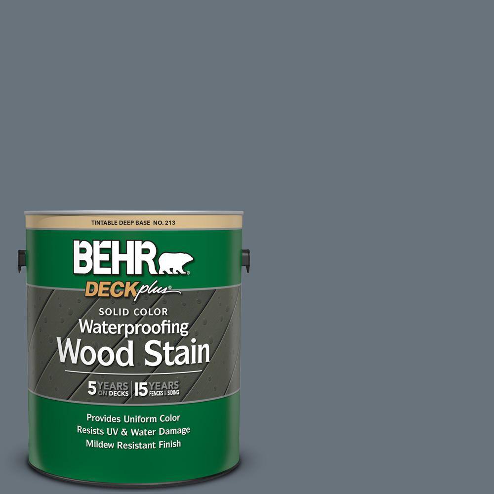 1 gal. #750F-5 Silver Hill Solid Color Waterproofing Exterior Wood Stain